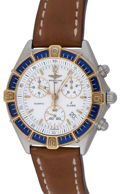 breitling d53067|Breitling J Class Gold Chrono weiß/gold for $1,944 for sale from a .